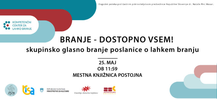 Pasica - Skupinsko glasno branje poslanice o lahkem branju