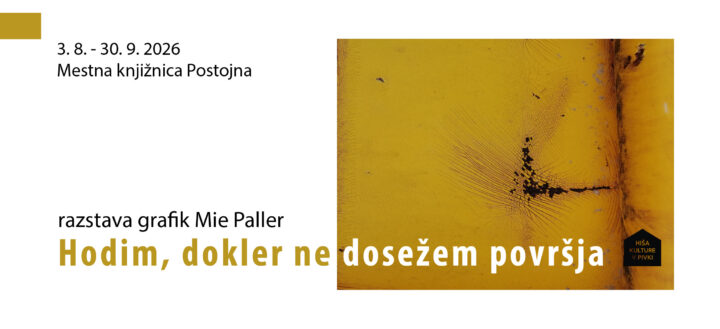 Pasica -  Razstava grafik Mie Paller: Hodim, dokler ne dosežem površja