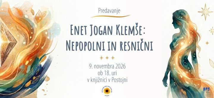 Pasica - Predavanje Enet Jogan Klemše: Nepopolni in resnični